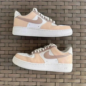Nike Women’s Air Force 1’s Beige Brown Size 9